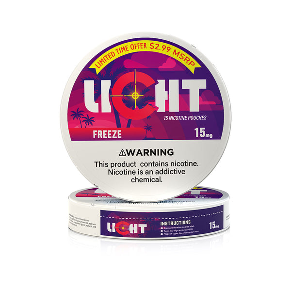 LICHT Freeze Flavor 15mg 15 Pouches