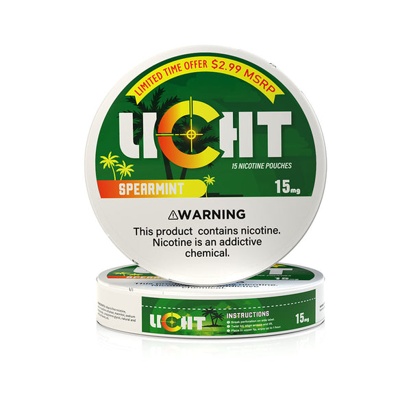 LICHT Spear Mint Flavor 15mg 15 Pouches